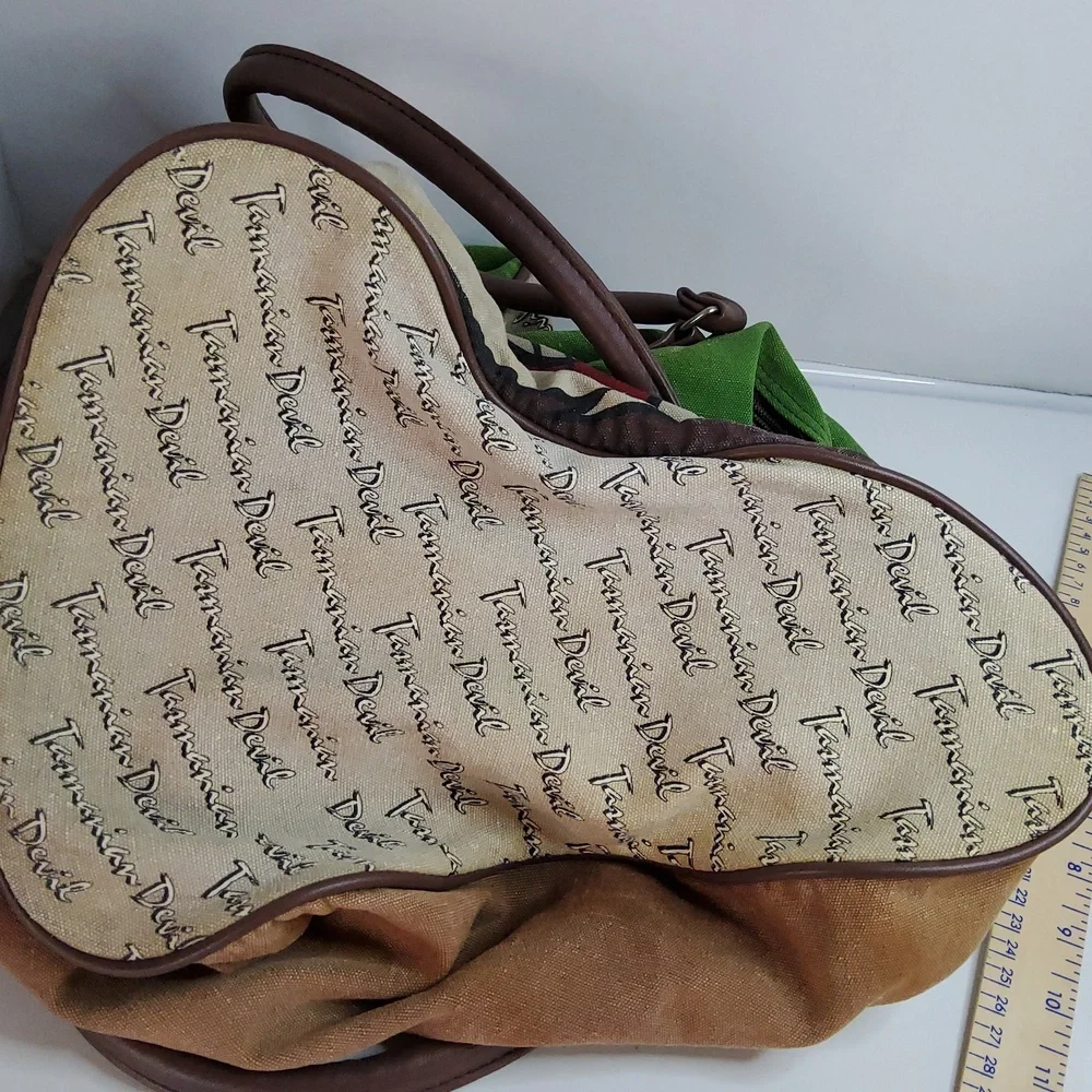 Vintage LOONEY TUNES 1993 duffel bag Tasmanian Devil - Picture 12 of 12